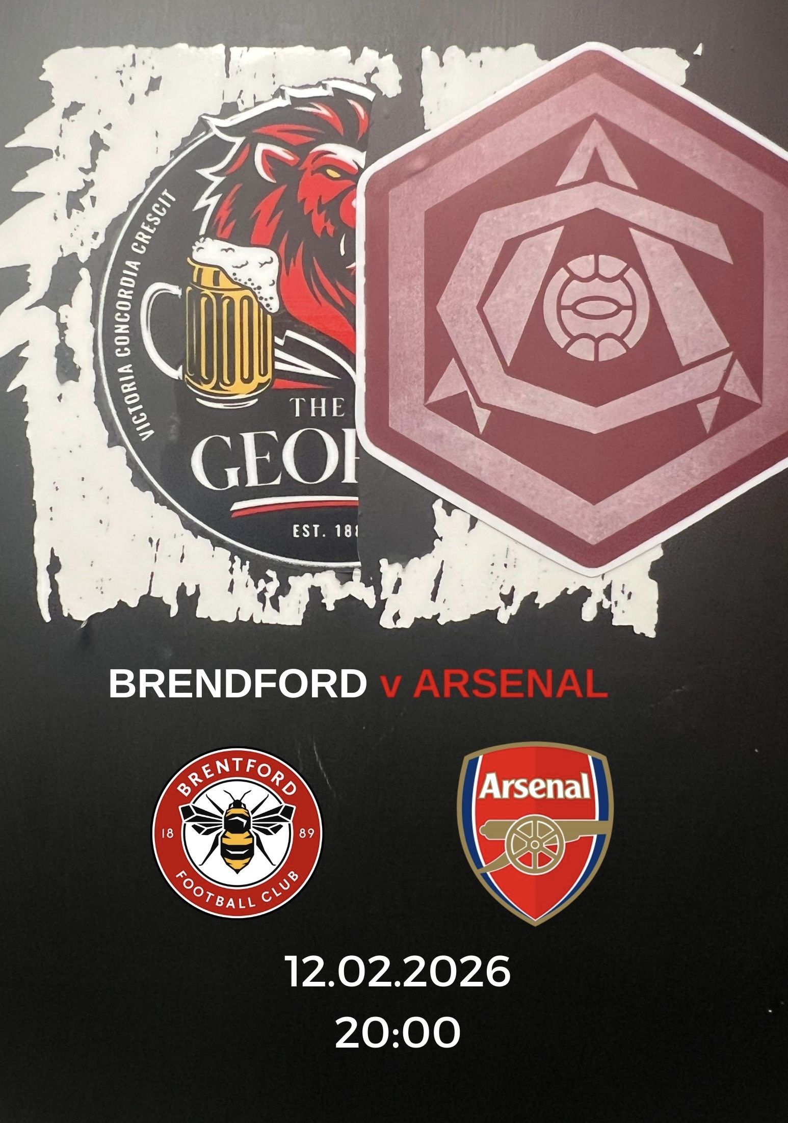 Brendford v Arsenal Screening